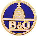  B and O - Blue Hat Pin