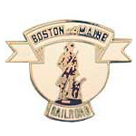  Boston and Maine Minuteman Hat Pin