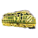  Burlington Northern Engine Hat Pin