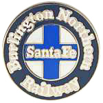  Burlington Northern Santa Fe Hat Pin