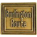  Burlington Route Hat Pin