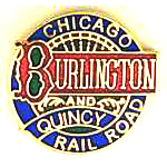  Chicago - Burlington & Quincy Hat Pin