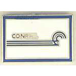  Conrail Logo Blue on White RR Hat Pin