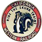  California Western Skunk Hat Pin