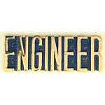 Engineer RR Hat Pin