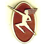  Milwaukee Road Hiawatha Logo RR Hat Pin