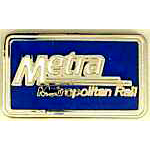 Metro Metropolitan Rail RR Hat Pin