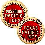 Missouri Pacific - Texas Lines RR Hat Pin Missouri Pacific - Texas Lines RR Hat Pin