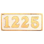  Engine Plate 1225 RR Hat Pin