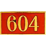  Engine Plate 604 RR Hat Pin