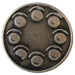 Circle of Stop Lights anodized RR Hat Pin