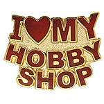  I Love My Hobby Shop RR Hat Pin