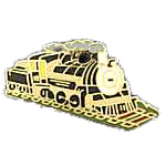  Narrow Gauge Locomotive RR Hat Pin