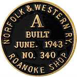  N & W Railway - # 340 RR Hat Pin