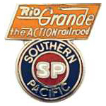  Rio Grande So. Pacific RR Hat Pin