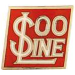  SOO Line Dollar Logo RR Hat Pin