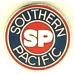  Southern Pacific Bulls Eye RR Hat Pin