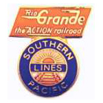  Southern Pacific Rio Grande RR Hat Pin