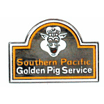  Southern Pacific Golden Pig Service RR Hat Pin