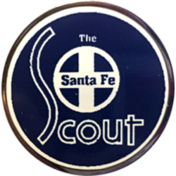  Santa Fe Scout RR Hat Pin