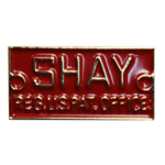  SHAY RR Hat Pin