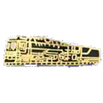  Southern Pacific Cab Forward RR Hat Pin