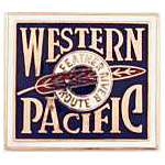  Western Pacific Feather River Route RR Hat Pin