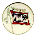  Wabash Follow the Flag RR Hat Pin