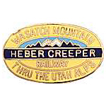  Wasatch Mt. RR Heber Creeper RR Hat Pin