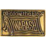 Wabash - Follow the Flat RR Hat Pin