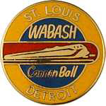  Wabash - St. Louis Cannon Ball RR Hat Pin