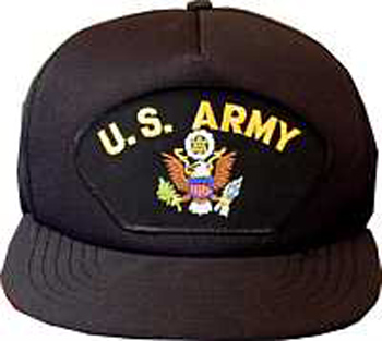  U.S. Army black baseball Hat/Cap Military Hat
