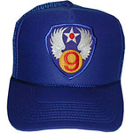  Blue Hat with 9th Air Force Insignia Military Hat