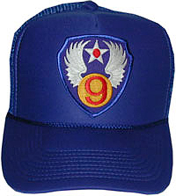  Blue Hat with 9th Air Force Insignia Military Hat