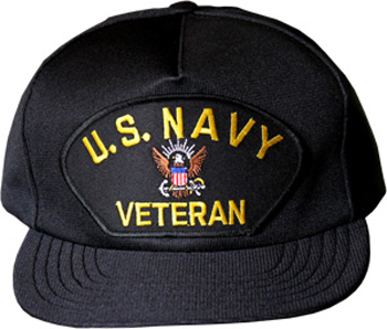  United States Navy Veteran Black Hat Military Hat