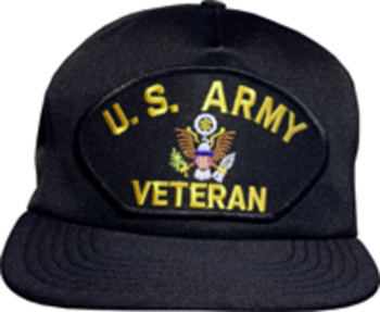  US Army Veteran Black Hat Military Hat