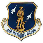  Air National Guard 2.75in wide x 2.75in high Military