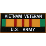  Vietnam Veteran 3.5in x 1.5in Military