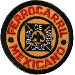 2in. RR Patch Ferrocarril Mexicano