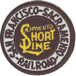 2in. RR Patch San Fran - Sacto Short Line