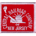 2in. RR Patch New Jersey Central