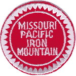 2in. RR Patch Missouri Pacific Iron Mtn.