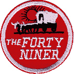 2in. RR Patch The Forty Niner