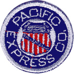 2in. RR Patch Pacific Express Co.