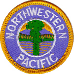 2in. RR Patch Northwestern Pacific
