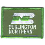 2in. RR Patch Burlington Northern