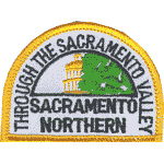 3in. RR Patch Sacramento Northern