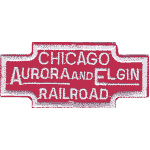 3in. RR Patch Chicago Aurora & Elgin