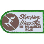 3in. RR Patch Olympain - Milwaukee Road