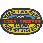 3in. RR Patch Wasatch Mountain